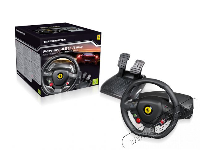 Thrustmaster Ferrari 458 Italia Racing Wheel PC/Xbox 360 (4460094) Iroda és számítástechnika - Számítógép tartozék - PC kontroller - 327288