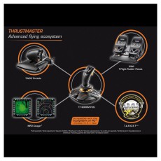 Thrustmaster T.16000M FLIGHT PACK PC gázkar + kormány pedál + joystick Iroda és számítástechnika - Számítógép tartozék - PC kontroller - 413759