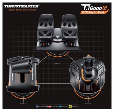 Thrustmaster T.16000M FLIGHT PACK PC gázkar + kormány pedál + joystick Iroda és számítástechnika - Számítógép tartozék - PC kontroller - 413759