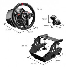 Thrustmaster 4460264 T128 Simtask Pack Xbox One/Series X/S/PC versenykormány+Steering Kit rögzítőrendszer+pedál csomag Iroda és számítástechnika - Számítógép tartozék - PC kontroller - 500220