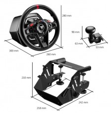 Thrustmaster 4160648 PS4/PS5/PC T128-P TYPE C (PLUG EU) SimTask versenykormány + pedál + rögzítőrendszer Iroda és számítástechnika - Játék konzol - Kiegészítő - 506215