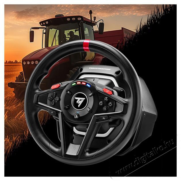 Thrustmaster 4160648 PS4/PS5/PC T128-P TYPE C (PLUG EU) SimTask versenykormány + pedál + rögzítőrendszer Iroda és számítástechnika - Játék konzol - Kiegészítő - 506215