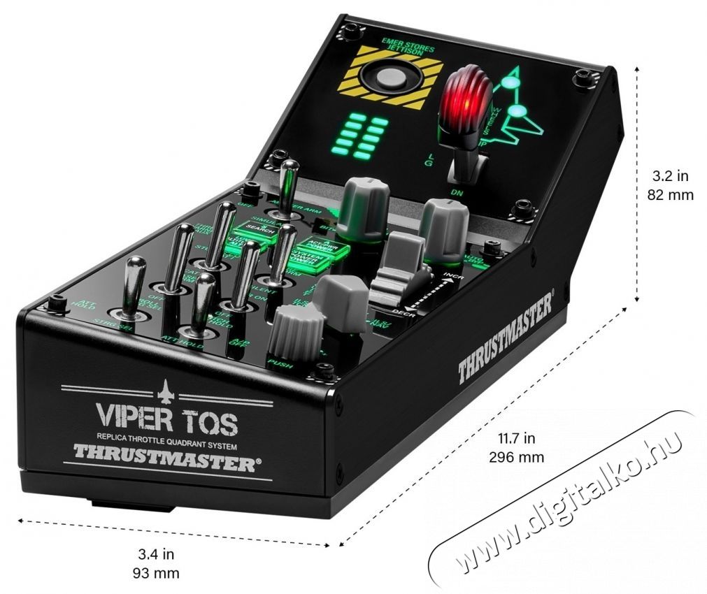 Thrustmaster Viper Panel, Joystick, WW kiad&aacute;s PC-re Iroda &eacute;s sz&aacute;m&iacute;t&aacute;stechnika - J&aacute;t&eacute;k konzol - Kontroller - 533875