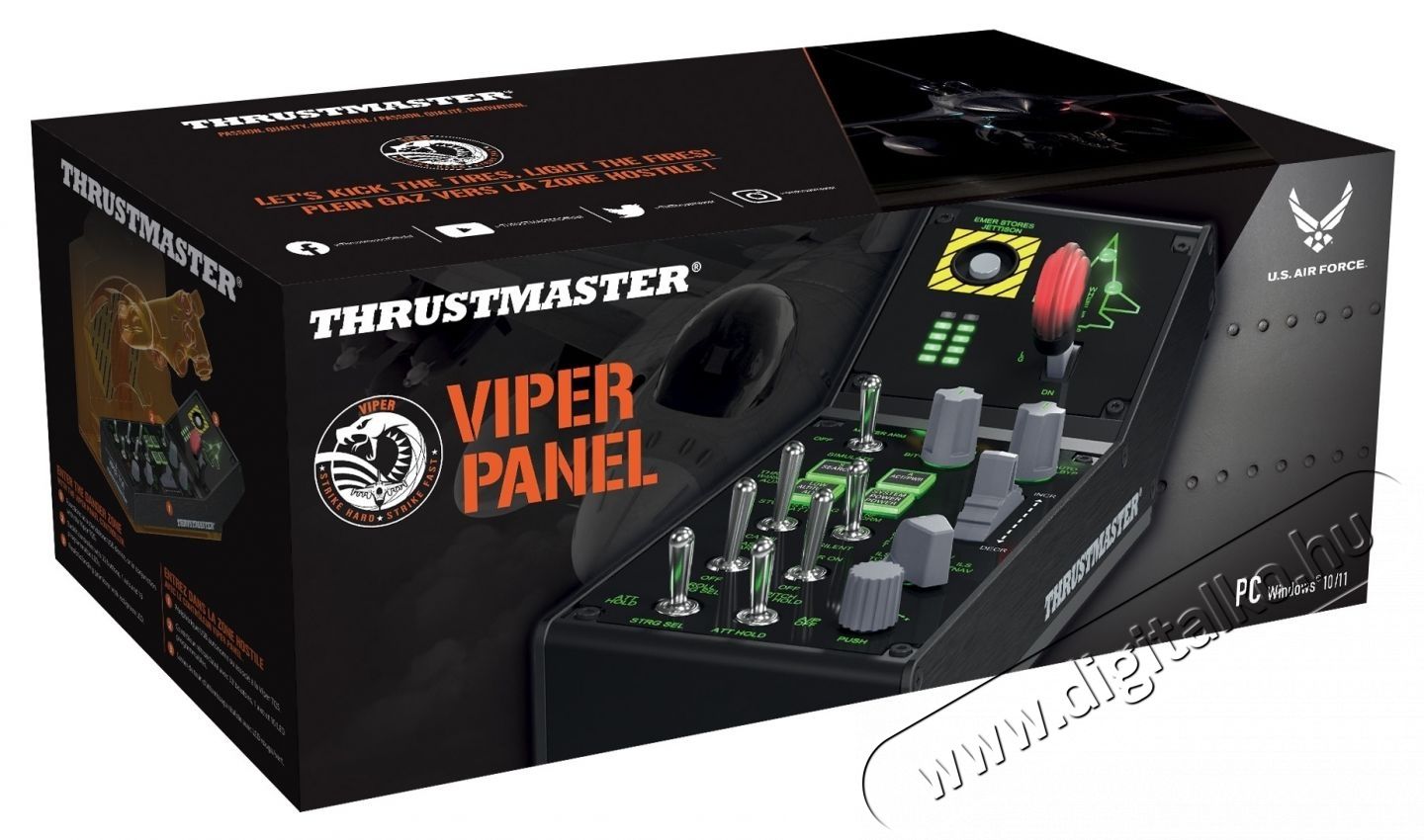 Thrustmaster Viper Panel, Joystick, WW kiad&aacute;s PC-re Iroda &eacute;s sz&aacute;m&iacute;t&aacute;stechnika - J&aacute;t&eacute;k konzol - Kontroller - 533875