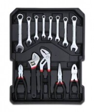 Timeless Tools HOP1000948-1 187 részes barkácskészlet gurulós bőröndben Háztartás / Otthon / Kültér - Szerszám - Csavarhúzó / kulcs / fúró / szerszám készlet - 358120