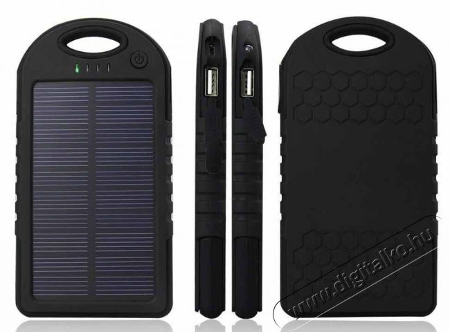 Timeless Tools HOP1000657 Napelemes külső akkumulátor, 3000mAh Mobil / Kommunikáció / Smart - Powerbank / Külső akkumulátor és töltő - 359642
