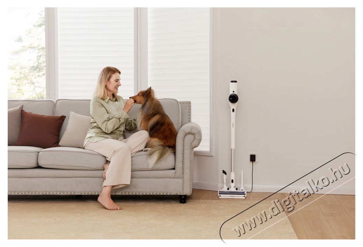 Tineco Pure One Air PET Plus F&uuml;ggőleges porsz&iacute;v&oacute;, auton&oacute;mia ak&aacute;r 20 percig, digit&aacute;lis kijelző, HEPA szűrő, feh&eacute;r H&aacute;ztart&aacute;s / Otthon / K&uuml;lt&eacute;r - Porsz&iacute;v&oacute; / takar&iacute;t&oacute;g&eacute;p - K&eacute;zi / &aacute;ll&oacute; porsz&iacute;v&oacute; - 537507