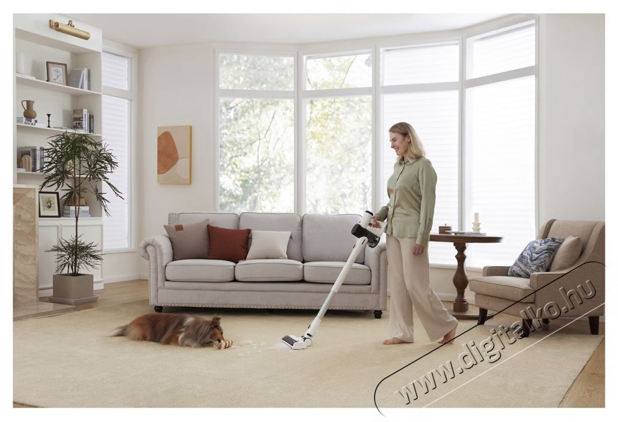 Tineco Pure One Air PET Plus F&uuml;ggőleges porsz&iacute;v&oacute;, auton&oacute;mia ak&aacute;r 20 percig, digit&aacute;lis kijelző, HEPA szűrő, feh&eacute;r H&aacute;ztart&aacute;s / Otthon / K&uuml;lt&eacute;r - Porsz&iacute;v&oacute; / takar&iacute;t&oacute;g&eacute;p - K&eacute;zi / &aacute;ll&oacute; porsz&iacute;v&oacute; - 537507