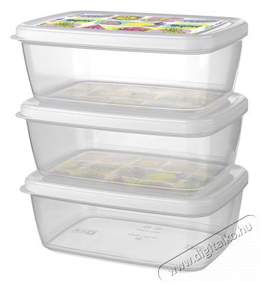 Titiz IRIS ARIA tárolódoboz szett 3 darabos, 3x850ml AP-9257 Háztartás / Otthon / Kültér - Lakásfelszerelés - Tároló - 514746