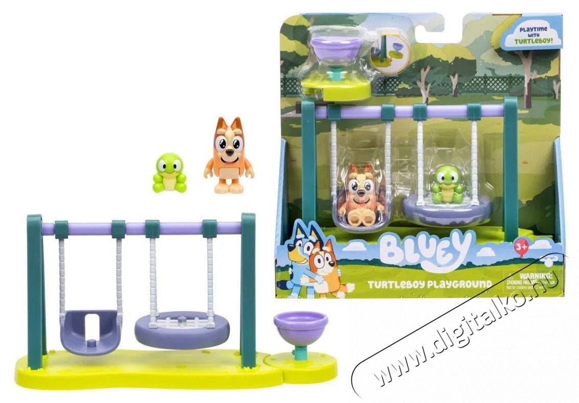 TM Toys Bluey min k&eacute;szlet  teknős j&aacute;tsz&oacute;t&eacute;r H&aacute;ztart&aacute;s / Otthon / K&uuml;lt&eacute;r - J&aacute;t&eacute;k / Sport - J&aacute;t&eacute;kfigura - 532336