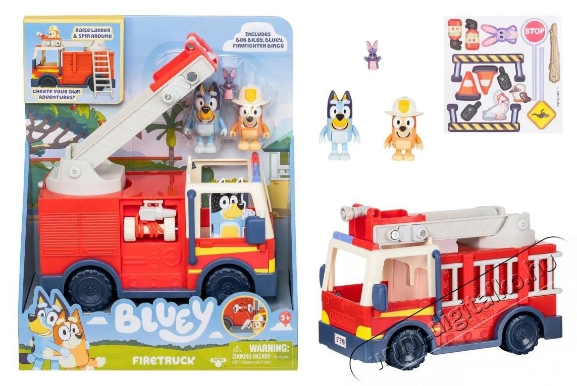 TM Toys Bluey tűzolt&oacute;aut&oacute; H&aacute;ztart&aacute;s / Otthon / K&uuml;lt&eacute;r - J&aacute;t&eacute;k / Sport - J&aacute;t&eacute;kfigura - 532333