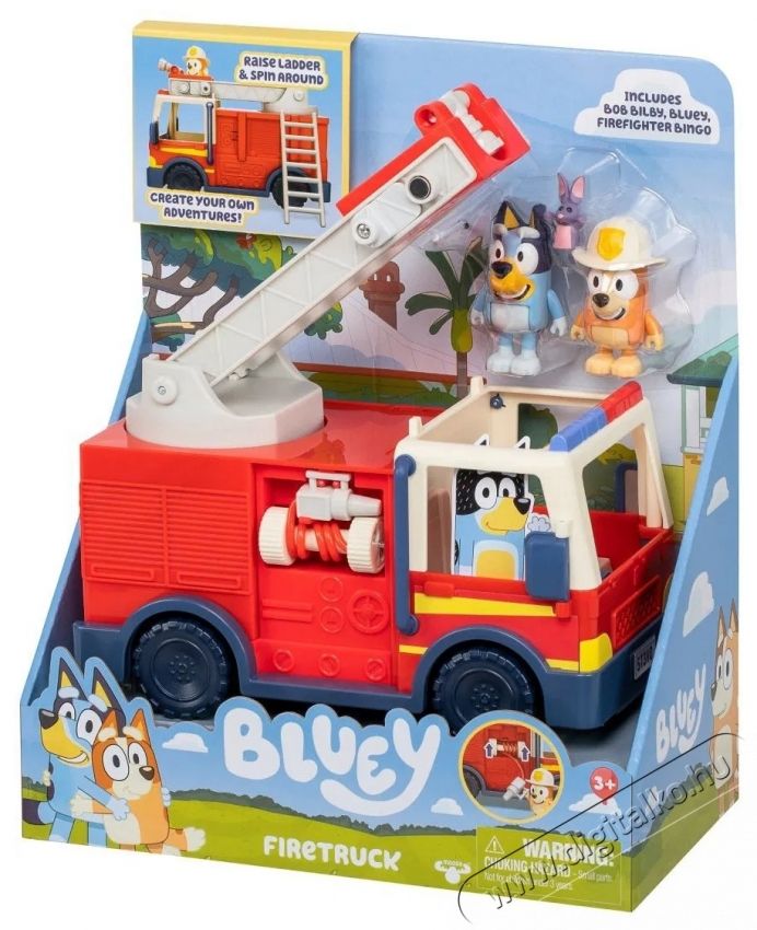 TM Toys Bluey tűzolt&oacute;aut&oacute; H&aacute;ztart&aacute;s / Otthon / K&uuml;lt&eacute;r - J&aacute;t&eacute;k / Sport - J&aacute;t&eacute;kfigura - 532333