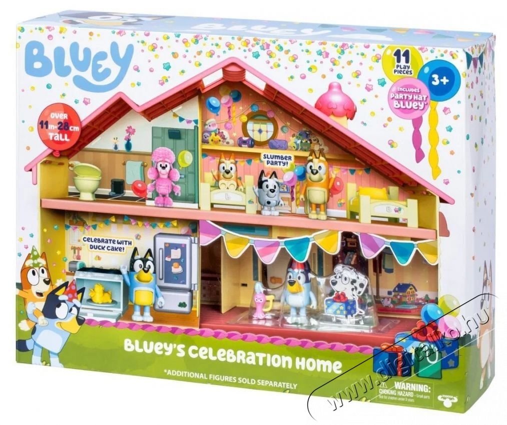 TM Toys Bluey &uuml;nnepi csal&aacute;di h&aacute;z H&aacute;ztart&aacute;s / Otthon / K&uuml;lt&eacute;r - J&aacute;t&eacute;k / Sport - J&aacute;t&eacute;kfigura - 532330