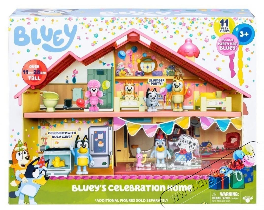TM Toys Bluey &uuml;nnepi csal&aacute;di h&aacute;z H&aacute;ztart&aacute;s / Otthon / K&uuml;lt&eacute;r - J&aacute;t&eacute;k / Sport - J&aacute;t&eacute;kfigura - 532330