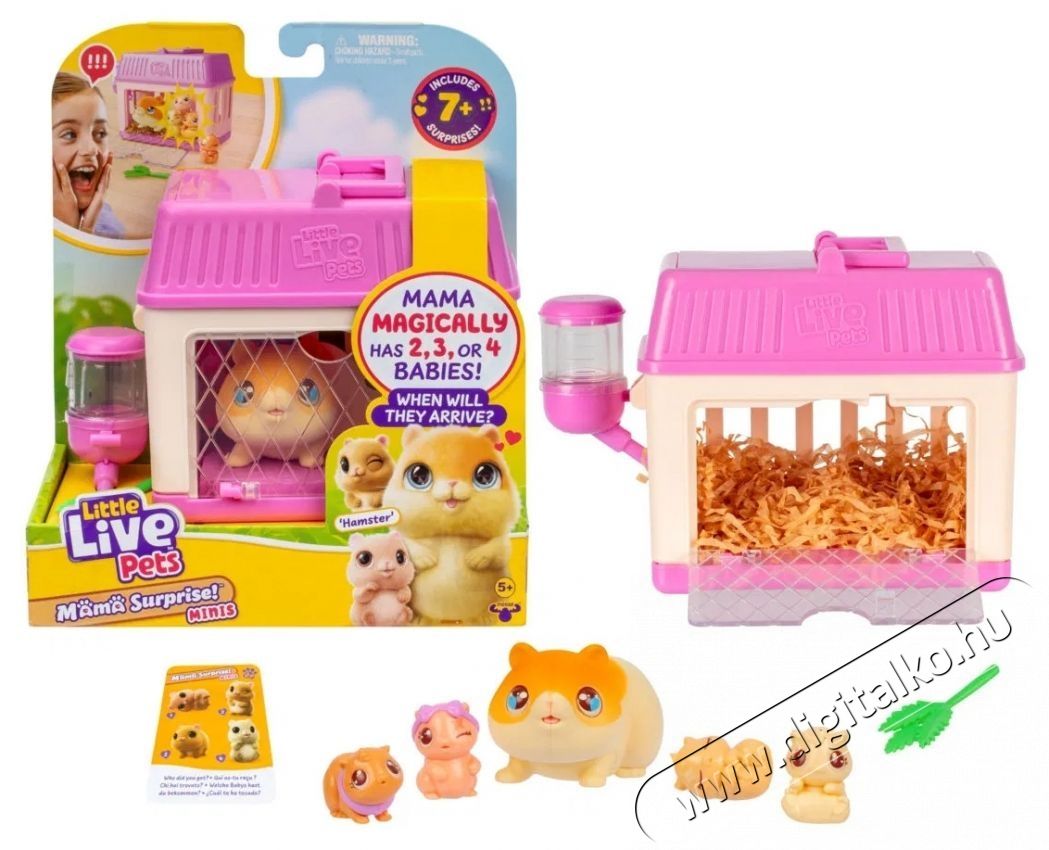 TM Toys Little Live Pets  H&ouml;rcs&ouml;g mama H&aacute;ztart&aacute;s / Otthon / K&uuml;lt&eacute;r - J&aacute;t&eacute;k / Sport - Kreat&iacute;v / k&eacute;szs&eacute;gfejlesztő j&aacute;t&eacute;k - 532317