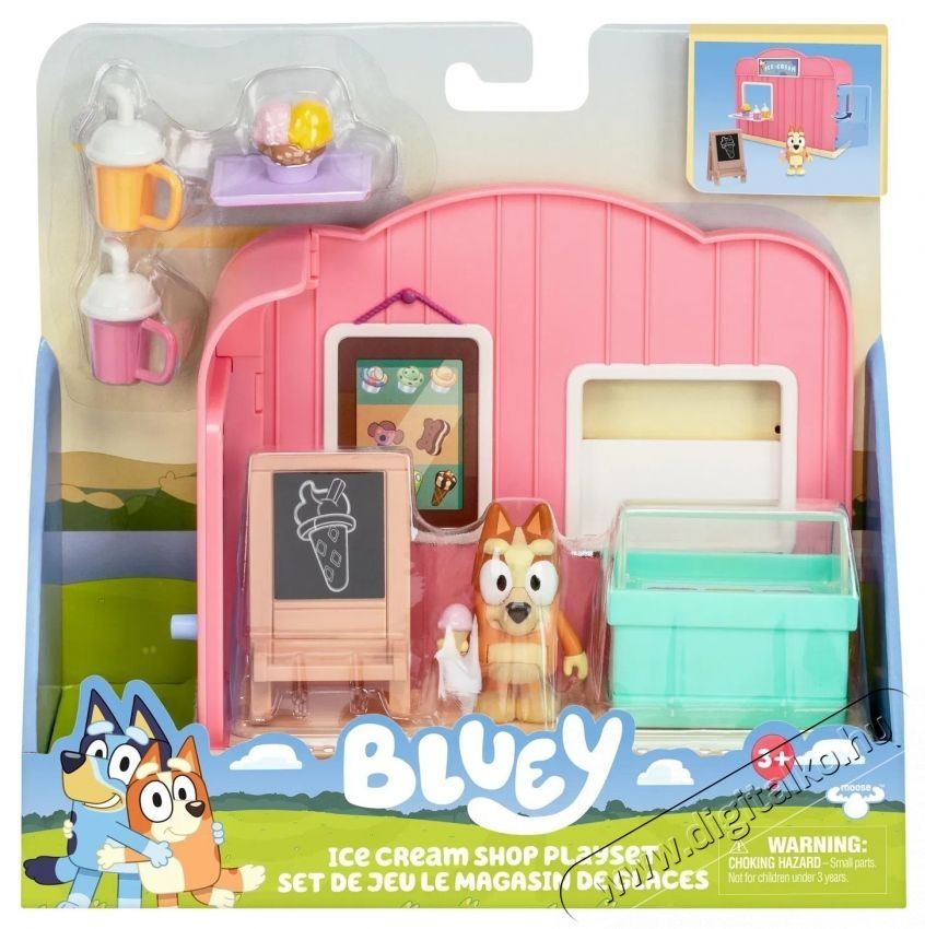 TM Toys Bluey Fagylaltos mini j&aacute;t&eacute;kk&eacute;szlet H&aacute;ztart&aacute;s / Otthon / K&uuml;lt&eacute;r - J&aacute;t&eacute;k / Sport - J&aacute;t&eacute;kfigura - 532338