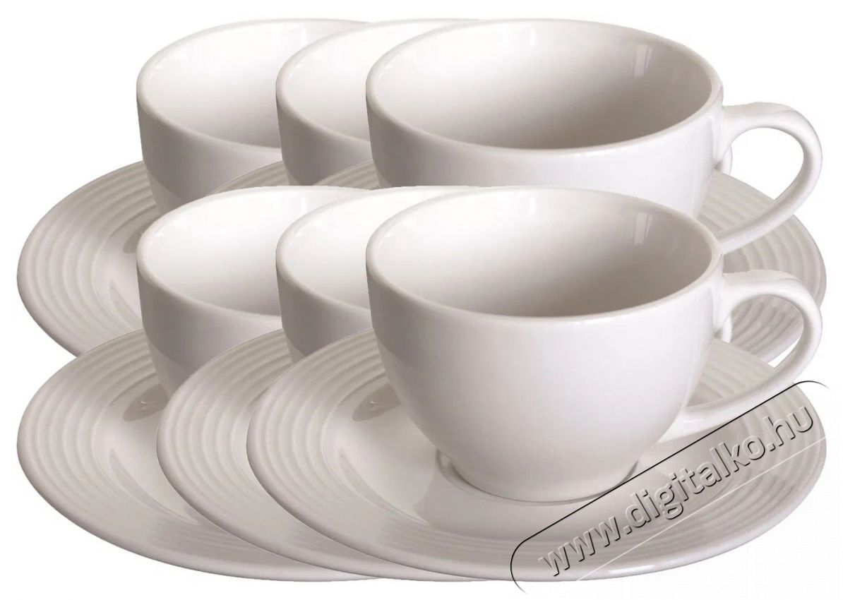 Tognana CIRCLES te&aacute;scs&eacute;szek&eacute;szlet, 200ml, 6 db Konyhai term&eacute;kek - K&aacute;v&eacute;főző / k&aacute;v&eacute;&ouml;rlő / kieg&eacute;sz&iacute;tő - K&aacute;v&eacute;s poh&aacute;r / cs&eacute;sze - 503822