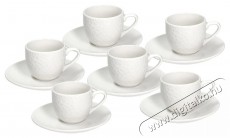 Tognana GOLF kávéscsészekészlet csészealjakkal, 6 db, 90 ml Konyhai termékek - Kávéfőző / kávéörlő / kiegészítő - Kávés pohár / csésze - 503812