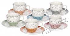 Tognana IRIS SIENNA teáscsészekészlet csészealjakkal, 6 db, 200 ml Konyhai termékek - Kávéfőző / kávéörlő / kiegészítő - Kávés pohár / csésze - 503839
