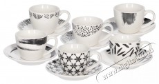 Tognana IRIS ZENITH kávéscsészekészlet csészealjakkal, 6 db, 80 ml Konyhai termékek - Kávéfőző / kávéörlő / kiegészítő - Kávés pohár / csésze - 503840