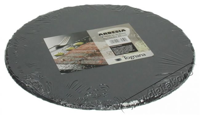 Tognana SLATE OLLY ARDESIA 30 cm-es kerek tálalólap Konyhai termékek - Konyhai eszköz - Egyéb konyhai eszköz - 503842