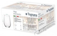 Tognana 6 db-os pohár készlet 380 ml VITAE Konyhai termékek - Konyhai eszköz - Készlet / szett - 505016
