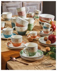 Tognana IRIS SIENNA kávéscsészekészlet csészealjakkal, 6 db, 80 ml Konyhai termékek - Kávéfőző / kávéörlő / kiegészítő - Kávés pohár / csésze - 503831