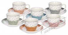 Tognana IRIS SIENNA kávéscsészekészlet csészealjakkal, 6 db, 80 ml Konyhai termékek - Kávéfőző / kávéörlő / kiegészítő - Kávés pohár / csésze - 503831