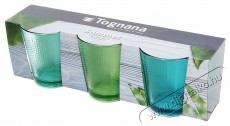 Tognana 3 db pohár készlete 340 ml GOLF SUMMER B-A-V Konyhai termékek - Konyhai eszköz - Készlet / szett - 526469