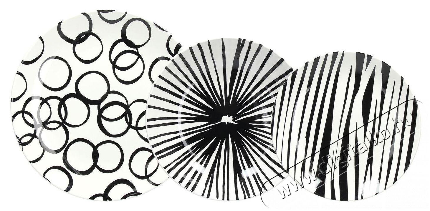 Tognana Andrea Fontebasso OPTICAL BLACK, 18 r&eacute;szes Konyhai term&eacute;kek - &Eacute;tk&eacute;szlet - T&aacute;ny&eacute;r k&eacute;szlet - 528197