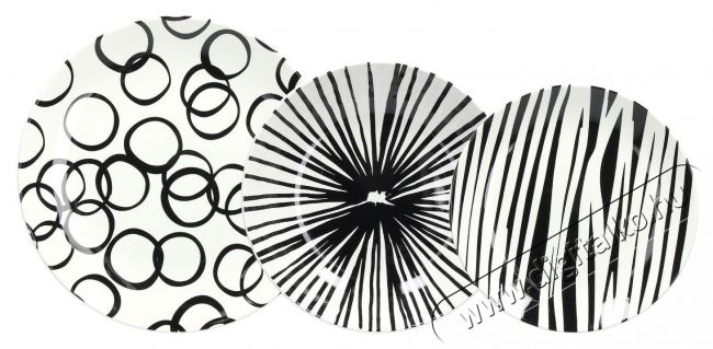 Tognana Andrea Fontebasso OPTICAL BLACK, 18 r&eacute;szes Konyhai term&eacute;kek - &Eacute;tk&eacute;szlet - T&aacute;ny&eacute;r k&eacute;szlet - 528197