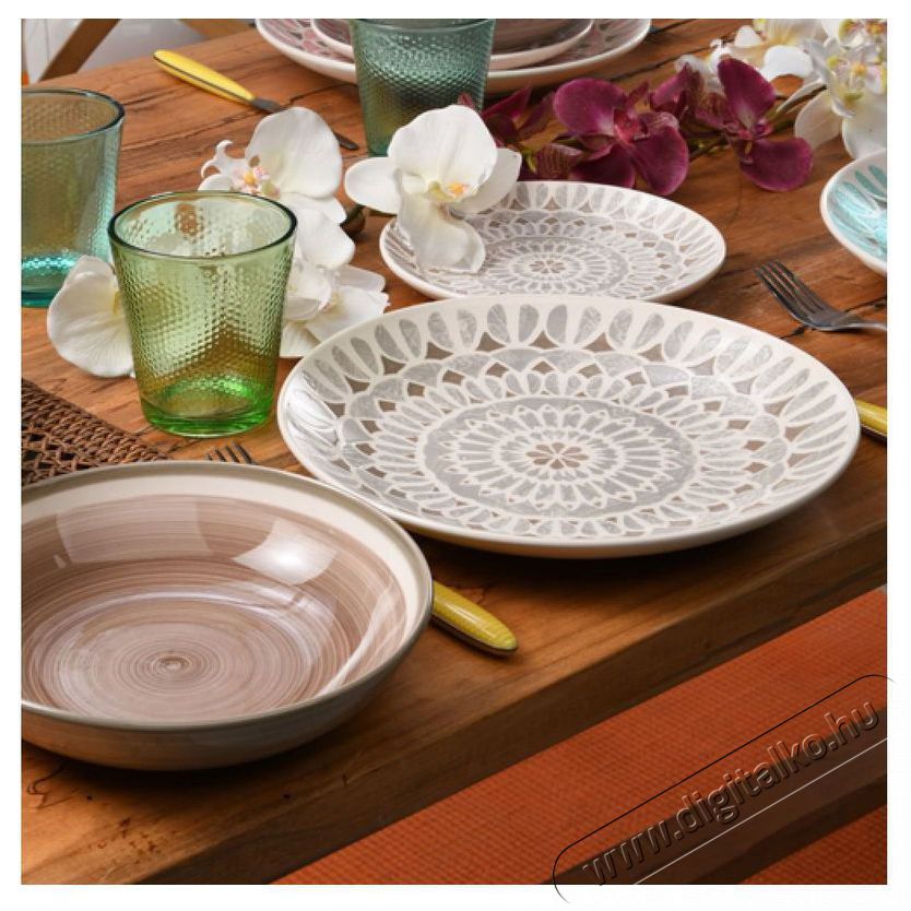 Tognana &eacute;tk&eacute;szlet 18 db LOUISE CAPETOWN MULTIC. Konyhai term&eacute;kek - &Eacute;tk&eacute;szlet - T&aacute;ny&eacute;r k&eacute;szlet - 528141