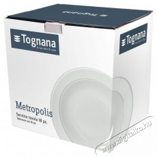 Tognana &eacute;tkező szett 18 db METROPOLIS BIANCO Konyhai term&eacute;kek - &Eacute;tk&eacute;szlet - T&aacute;ny&eacute;r k&eacute;szlet - 528154