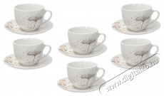 Tognana MADISON POESIA te&aacute;scs&eacute;szek&eacute;szlet cs&eacute;szealjjal, 6 db, 260 ml Konyhai term&eacute;kek - Konyhai eszk&ouml;z - K&eacute;szlet / szett - 528192