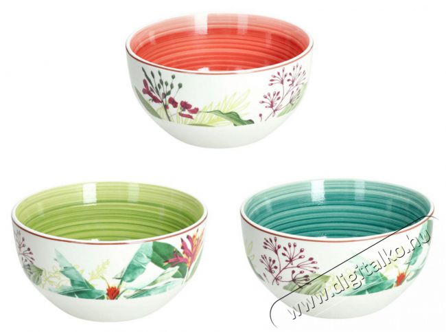 Tognana TROPICALIA 6 darabos szett, 14 cm Konyhai term&eacute;kek - &Eacute;tk&eacute;szlet - T&aacute;ny&eacute;r k&eacute;szlet - 528200