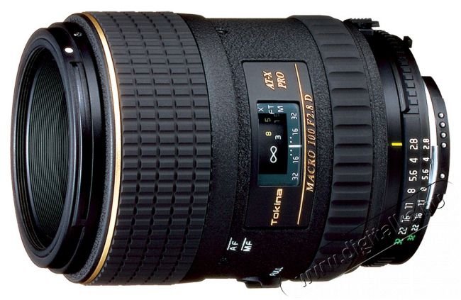 Tokina 100mm f/2,8 AT-X Pro D Macro - Canon Fotó-Videó kiegészítők - Objektív - Fix fókuszú objektív - 260430
