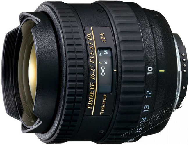 Tokina ATX 10-17mm/3.5-4.5NH Fisheye - Nikon Fotó-Videó kiegészítők - Objektív - Zoom objektív - 346222