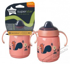Tommee Tippee Superstar 6hó+, 300 ml - rózsaszín Szépségápolás / Egészség - Baba mama termék - Cumisüveg / cumi / etetés kiegészítő - 521018