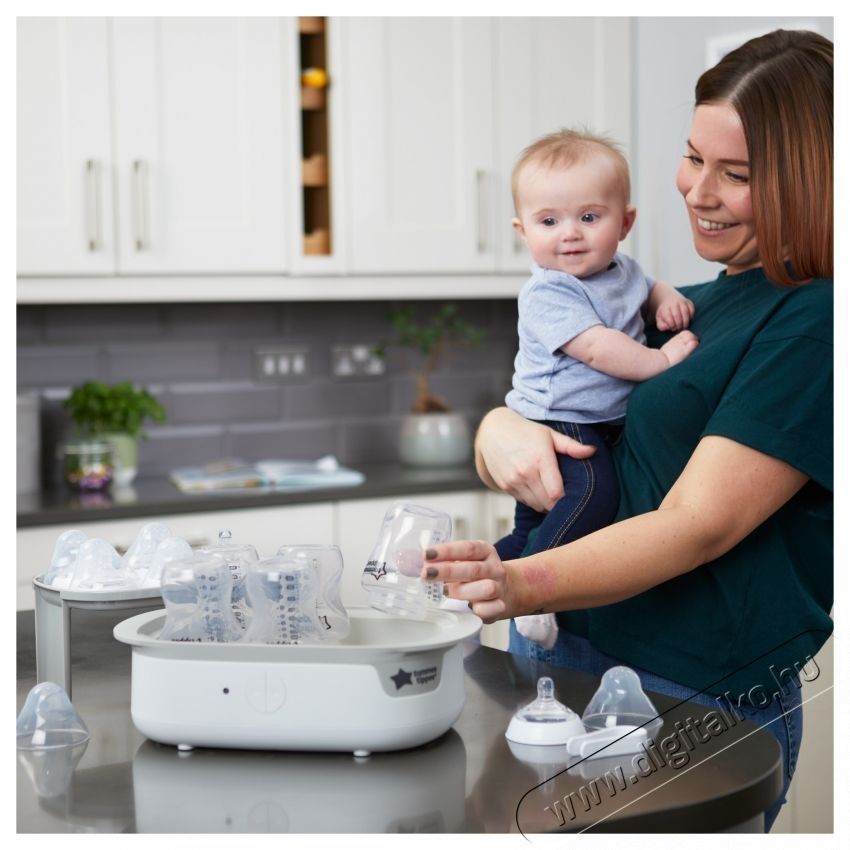 Tommee Tippee Advanced elektromos steriliz&aacute;l&oacute;, 6 palack sz&aacute;m&aacute;ra Sz&eacute;ps&eacute;g&aacute;pol&aacute;s / Eg&eacute;szs&eacute;g - Baba mama term&eacute;k - Steriliz&aacute;l&oacute; - 533895