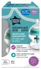 Tommee Tippee Anti-colic cumis&uuml;veg, 150 ml Sz&eacute;ps&eacute;g&aacute;pol&aacute;s / Eg&eacute;szs&eacute;g - Baba mama term&eacute;k - Cumis&uuml;veg / cumi / etet&eacute;s kieg&eacute;sz&iacute;tő - 533886
