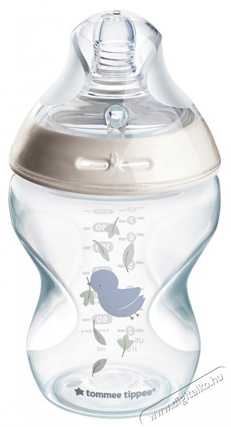 Tommee Tippee Cumis&uuml;veg 260 ml, Vir&aacute;gos, R&oacute;zsasz&iacute;n Sz&eacute;ps&eacute;g&aacute;pol&aacute;s / Eg&eacute;szs&eacute;g - Baba mama term&eacute;k - Cumis&uuml;veg / cumi / etet&eacute;s kieg&eacute;sz&iacute;tő - 533892