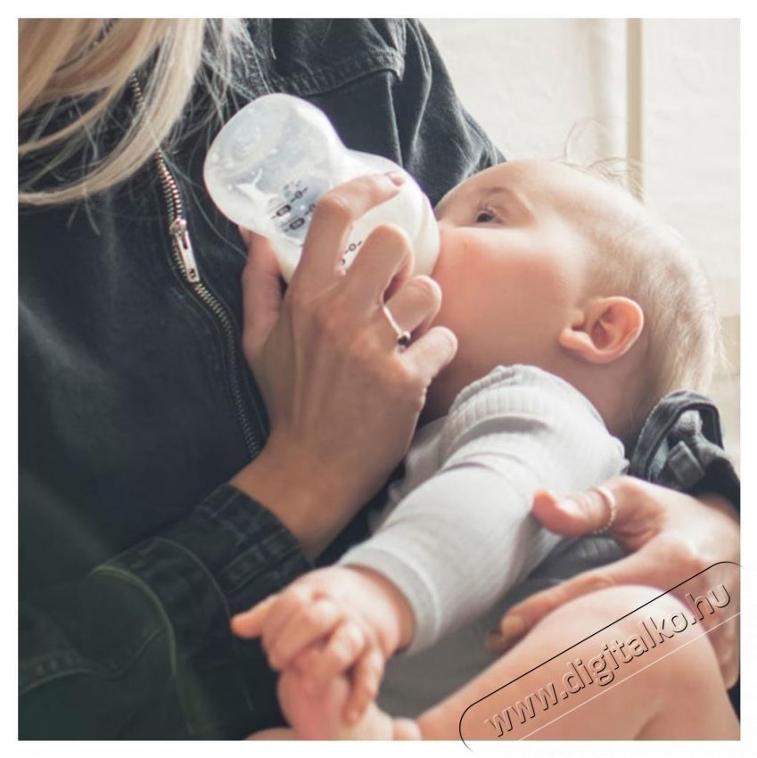 Tommee Tippee Natural Start cumis&uuml;veg, 260 ml, PP, 0 h&oacute;napos kort&oacute;l, 1 db Sz&eacute;ps&eacute;g&aacute;pol&aacute;s / Eg&eacute;szs&eacute;g - Baba mama term&eacute;k - Cumis&uuml;veg / cumi / etet&eacute;s kieg&eacute;sz&iacute;tő - 533888