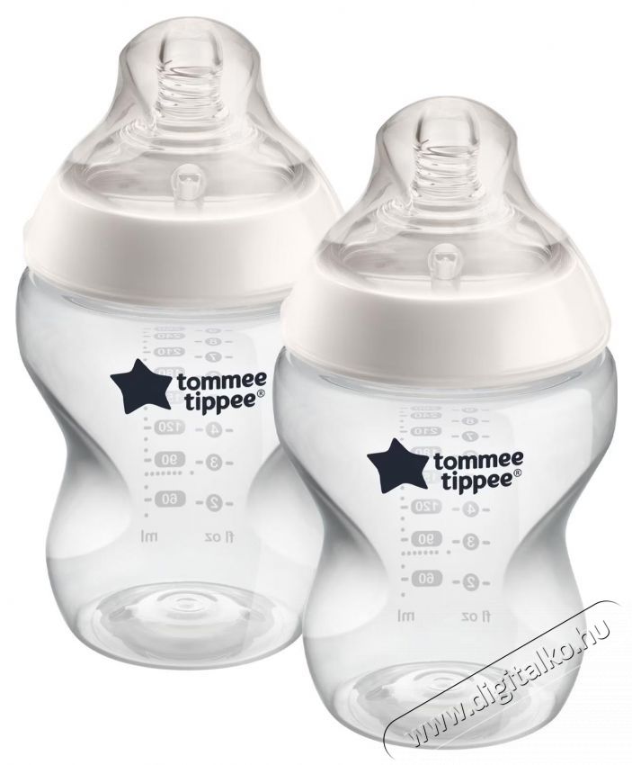Tommee Tippee PP cumis&uuml;veg, 2 db, 260 ml Sz&eacute;ps&eacute;g&aacute;pol&aacute;s / Eg&eacute;szs&eacute;g - Baba mama term&eacute;k - Cumis&uuml;veg / cumi / etet&eacute;s kieg&eacute;sz&iacute;tő - 533885