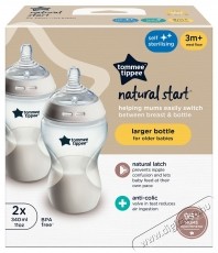 Tommee Tippee PP cumis&uuml;veg, 2 db, 340 ml Sz&eacute;ps&eacute;g&aacute;pol&aacute;s / Eg&eacute;szs&eacute;g - Baba mama term&eacute;k - Cumis&uuml;veg / cumi / etet&eacute;s kieg&eacute;sz&iacute;tő - 533889
