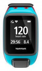 TomTom 1RF0.001.00 (L) Runner 2 cardio sport óra - világoskék/piros Háztartás / Otthon / Kültér - Óra - Sport / pulzusmérő óra - 308476