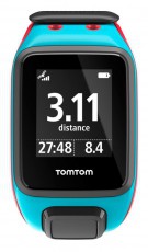 TomTom 1RF0.001.00 (L) Runner 2 cardio sport óra - világoskék/piros Háztartás / Otthon / Kültér - Óra - Sport / pulzusmérő óra - 308476