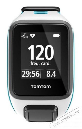 TomTom 1RF0.001.03 (S)Runner 2 cardio sport óra - fehér/türkiz Háztartás / Otthon / Kültér - Óra - Sport / pulzusmérő óra - 308470