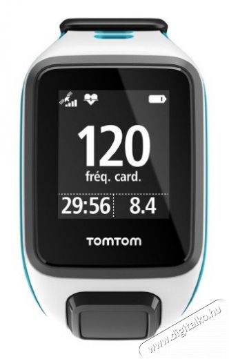 TomTom 1RF0.001.03 (S)Runner 2 cardio sport óra - fehér/türkiz Háztartás / Otthon / Kültér - Óra - Sport / pulzusmérő óra - 308470