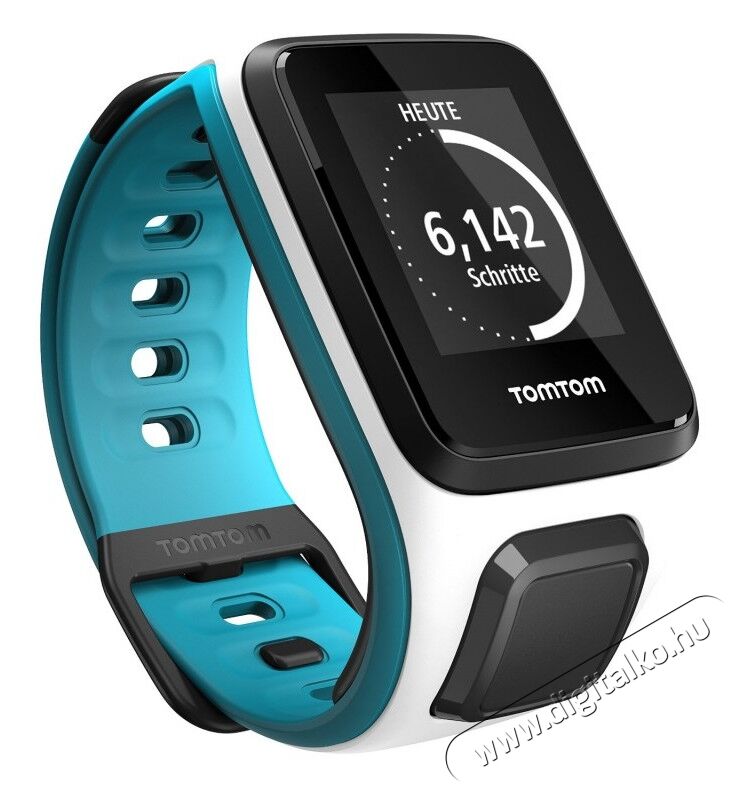 TomTom 1RF0.001.03 (S)Runner 2 cardio sport óra - fehér/türkiz Háztartás / Otthon / Kültér - Óra - Sport / pulzusmérő óra - 308470