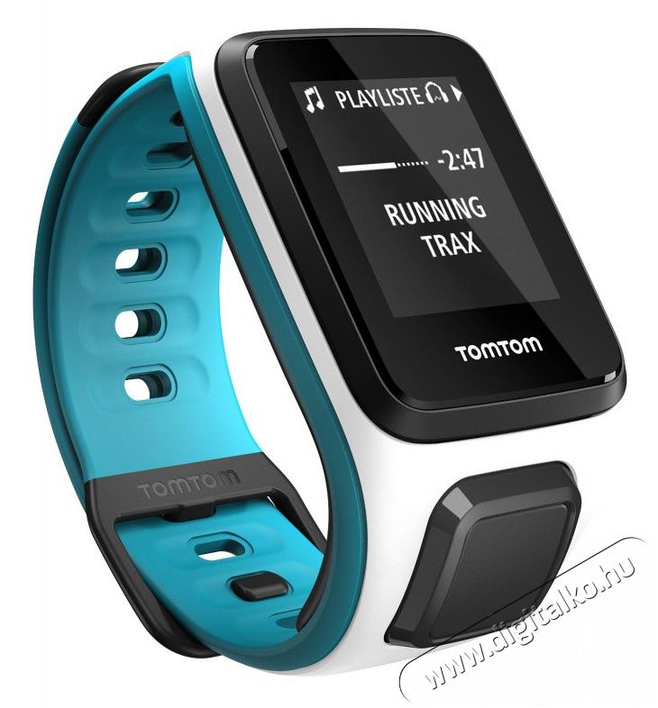 TomTom 1RF0.001.03 (S)Runner 2 cardio sport óra - fehér/türkiz Háztartás / Otthon / Kültér - Óra - Sport / pulzusmérő óra - 308470